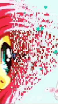 unicornio - color por número juego de arte pixel Screen Shot 6