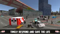 รถพยาบาลเกมขับรถ Sim3D Screen Shot 14