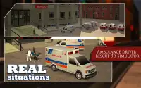 Ambulance Driver Rescue 3D Sim Screen Shot 5