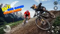 bmx trò chơi đua xe đạp ngoại Screen Shot 2
