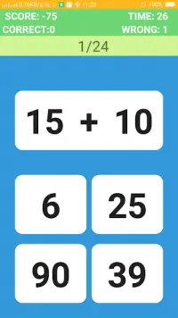 Math IQ Test Screen Shot 1