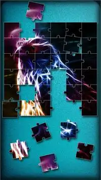 Neon Animals Jigsaw Puzzle Screen Shot 2