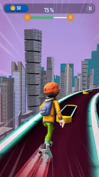 Neon Sky Roller 3D: Real Stake Fun Screen Shot 0