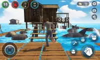 Raft Survival 3D - Crafting In Ocean Screen Shot 0