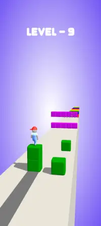 Cube Surfer - Overcome from Obstacles Screen Shot 2