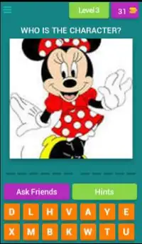 Disney Characters Quiz Screen Shot 3