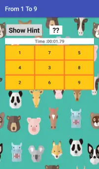 Touch numbers in Order for kids Screen Shot 1