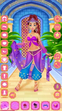 Arabian Princess Dress Up Game Screen Shot 3