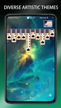 SOLITAIRE SPIDER: Jeux de cartes gratuits Screen Shot 6