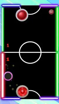 Glow Hockey Fire Screen Shot 1