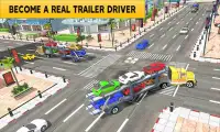 Heavy Luxury Car Transport Trailer New 2018 Screen Shot 5