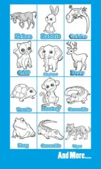 animal coloring Book for Kids Screen Shot 5