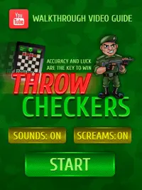 Throw checkers Lite Screen Shot 1