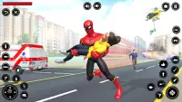 Flying Spider Rope Hero Fight Screen Shot 1