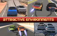 Coches encadenados 3D Racing rival juego Screen Shot 5