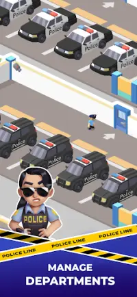 Police Department: Idle Inc. Screen Shot 0