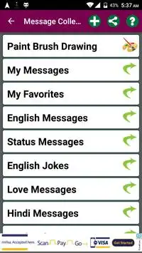 Messages For Whatsapp Screen Shot 1