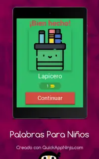 Guess the word quiz in Spanish Screen Shot 8