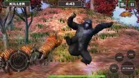 Lion Vs Gorilla : Animal Family Simulator Game Screen Shot 0