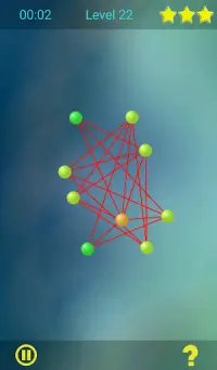 Untangle lines - logic game for brain skill Screen Shot 1