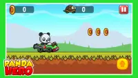 Panda Hero : Jump and Shooter Game Screen Shot 1