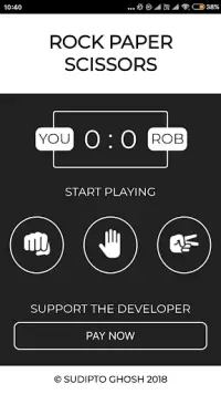 Rock Paper Scissors Screen Shot 0
