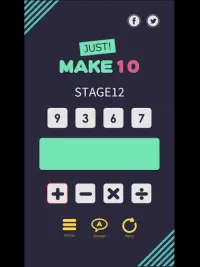 Just make 10 - Simple math games(free) Screen Shot 3