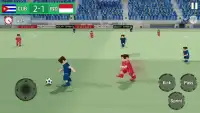 Blocky Soccer Leagues 2018: Cubic Football Stars Screen Shot 1