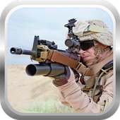 Basis militer sniper shooter