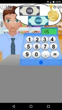 hospital cashier and cleaning game Screen Shot 1