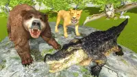 Wild Jungle Animal Survival Simulator Screen Shot 0