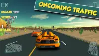 Corredor do Tráfego Rodoviário : Car Racing Games Screen Shot 3