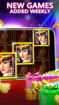 Slots Casino-Queen of the Nile Screen Shot 1