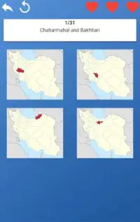 Provinces of Iran - maps, capitals, tests, quiz Screen Shot 6