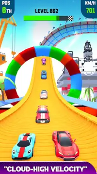 Sky Race 3D: Car Racing Games Screen Shot 3