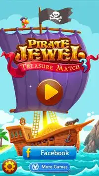 Pirate Treasure Crush - Match 3 Puzzle Game Screen Shot 5