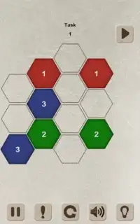 Color Lines. Hexagon Screen Shot 1