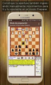 Chess Trainer Free - Constructor de repertorio Screen Shot 1