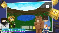 Pixel World,Lucky Block Race   Skins for Minecraft Screen Shot 0