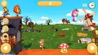 Mushroom Bounce: Safari Animal Survival 3D Screen Shot 3