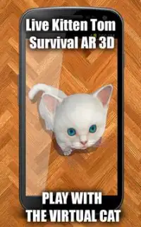 Live Kitten Tom Survival AR 3D Screen Shot 1