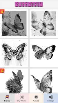 Butterfly - Pixel Art Screen Shot 2