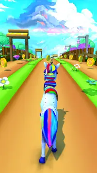 Unicorn Runner Game :Magical Pony Run Screen Shot 3