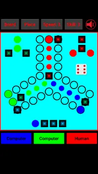 Free 3-Player Star Ludo: Mensch ärgere Dich nicht! Screen Shot 5