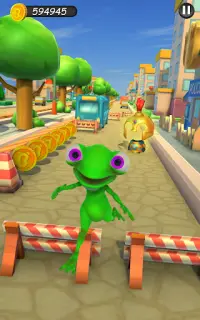 Endless Green Frog Run - Frog Runner Games 2020 Screen Shot 11