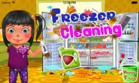 Freezer cleaning girls games Screen Shot 0