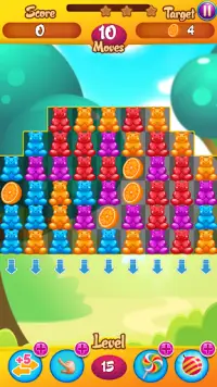 🐻🐻🐻 Gummy bear frenzy - match 3 🐻🐻🐻 Screen Shot 2