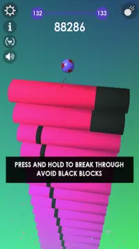 A Bola：Explosão pilha colorida Screen Shot 0