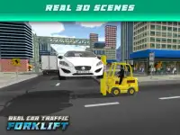 Real Car Traffic Forklift Sim Screen Shot 7