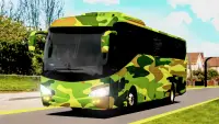 Army Bus Simulator 3D Army Coach Bus Driving Games Screen Shot 3